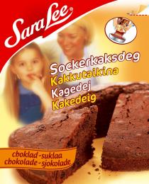 Sara Lee Sockerkaksdeg Kakkutaikina Kagedej Kakedeig choklad - suklaa chokolade - sjokolade