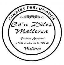 FANALES PERFUMADOS Ca'n Diles Mallorca Producto Artesanal Hecho a mano en la Isla de Mallorca