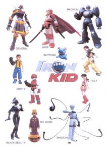 IRON KID, General, Gaff, Mágnum, Marty, Ally, Buttons, Black Beauty, Dr. Chen, Shadow