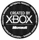 CREATED BY X-BOX Microsoft · AUTHENTIC PRODUCT · ORIGINAL-PRODUKT · PRODUIT ORIGINAL · PRODOTTO AUTENTICO · PRODUCTO ORIGINAL
