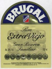 BRUGAL BRUGAL Ron Extra Viejo Gran Reserva Alc. 38% Vol. Familiar 700 ml
