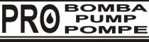 PRO BOMBA PUMP POMPE