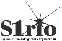 S1rio System 1: Rewarding Intesa Organization