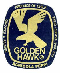 GOLDEN HAWK AGRICOLA PEPPI FAX (034) 424902-PRODUCE OF CHILE GROWER & PACKER