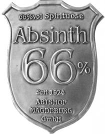 66%vol Spirituose Absinth 66% Seit 1924 ABTSHOF MAGDEBURG GmbH