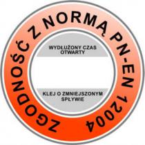 ZGODNOŚĆ Z NORMĄ PN-EN 12004 WYDŁUŻONY CZAS OTWARTY KLEJ O ZMNIEJSZONYM SPŁYWIE