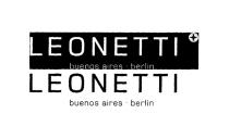 LEONETTI buenos aires · berlin