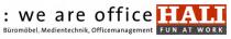 : we are office HALI FUN AT WORK Büromöbel, Medientechnik, Officemanagement