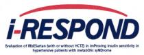 I-RESPOND Evaluation of IRbESartan (with or without HCTZ) in imProving insulin sensitivity in hypertensive patients with metabOlic syNDrome