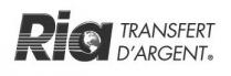 Ria TRANSFERT D'ARGENT