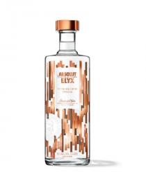ABSOLUT COUNTRY OF SWEDEN ELYX COPPER CATALYZATION PERFECTED HANDCRAFTED VODKA PRODUCED AND BOTTLED IN ÅHUS, SWEDEN
