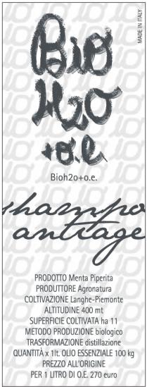 Bio H2o + o.e. Bioh2o+o.e. shampo antiage