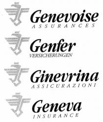 Genevoise ASSURANCES Genfer VERSICHERUNGEN Ginevrina ASSICURAZIONI Geneva INSURANCE