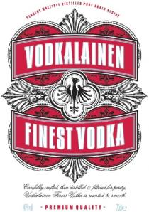 VODKALAINEN FINEST VODKA 40%vol PREMIUM QUALITY 70cle