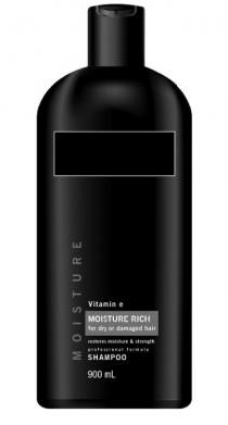 MOISTURE Vitamin e MOISTURE RICH for dry and damaged hair restore moisutre and streangth professional formula SHAMPOO 900 ml