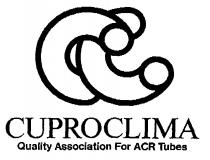 CUPROCLIMA Quality Association For ACR Tubes