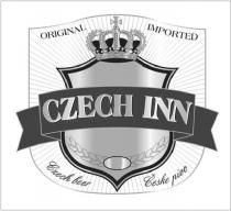 CZECH INN ORIGINAL IMPORTED Czech beer Česke pivo
