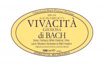 VIBRATIONAL BACH FLOWERS PERFUME; MILAN, EAU DE PARFUM N. 4 VIVACITA' GIOIOSA DI BACH; GORSE, CENTAURY, WHITE CHESTNUT, OLIVE, LARCH, MUSTARD, HORNBEAM & WILD FREEDOM; ORIGINAL BACH STOCK CONCENTRATE. SPIRITUAL REMEDIES