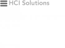 HCI SOLUTIONS