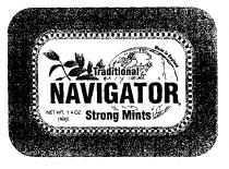 Traditional NAVIGATOR Strong Mints Made in England NET WT. 1.4 OZ (40g)