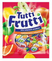 Tutti Frutti mix czterech smaków nadziewane z witaminą C