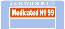 J.& H. WILSON LTD Medicated No. 99