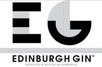 EG EDINBURGH GIN PRODUCED & BOTTLED IN EDINBURGH