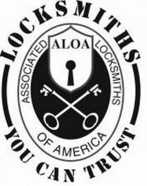 LOCKSMITHS YOU CAN TRUST associated locksmiths of America ALOA