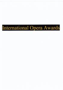 International Opera Awards