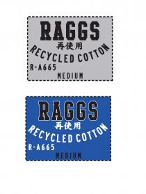 RAGGS recycled cotton R-A665 medium