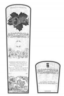 PRODUCT OF ANDALUCIA AGUARDIENTE SUPERIOR OJEN FINCA LA GIRALDA