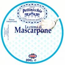 La crema di Mascarpone PASQUALE Pettinicchio Caseificio Tradizionale Agropontino Senza conservanti YOMO 200g e