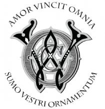 AMOR VINCIT OMNIA SUMO VESTRI ORNAMENTUM