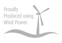 PRODULY PRODUCED USING WIND POWER