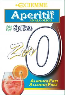 CIEMME Aperitif ANALCOLICO für for Sprizz ZERO