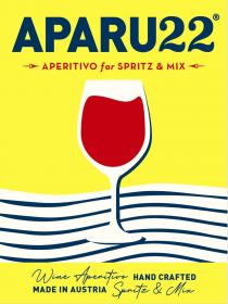 APARU22 APERITIVO FOR SPRITZ&MIX WINE APERITIVO HAND CRAFTED MADE IN AUSTRIA SPRITZ&MIX