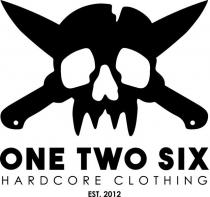 ONE TWO SIX HARDCORE CLOTHING EST, 2012