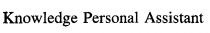 Knowledge Personal Assistant