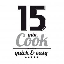 15 min. Cook quick easy