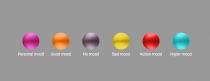 Personal mood Good mood No mood Bad mood Action mood Hyper mood