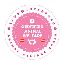 CERTIFIED ANIMAL WELFARE . IAWS . INTERPORC . ANIMAL WELFARE SPAIN