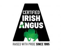 CERTIFIED IRISH ANGUS RAISED WITH PRIDE SINCE 1995