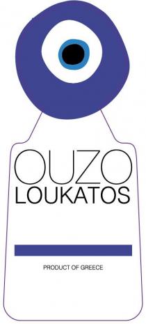 OUZO LOUKATOS PRODUCT OF GREECE