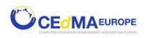 CEdMA EUROPE COMPUTER EDUCATION MANAGEMENT ASSOCIATION EUROPE