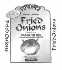 Fried Onions No Tears No sweat CONSUMERS PRIDE READY TO USE FOR GARNISING AND COOKING