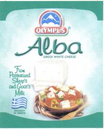 OLYMPUS Alba GREEK WHITE CHEESE From Pasteurized Sheep΄s and Goat΄s Milk PRODUCT OF GREECE