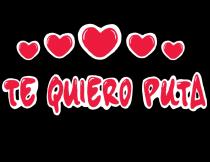 TE QUIERO PUTA