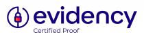 evidency Certified Proof