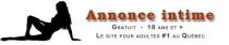 Annonce intime GRATUIT - 18 ANS ET + LE SITE POUR ADULTES # 1 AU QUÉBEC