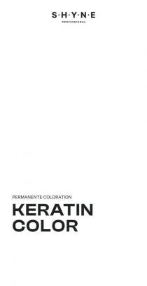 S.H.Y.N.E PROFESSIONAL PERMANENTE COLORATION KERATIN COLOR